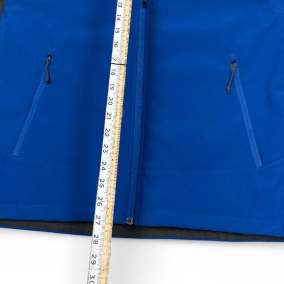 The North Face Blue Fleece Lined Soft Shell Jacket Men's XL - Picture 9 of 12